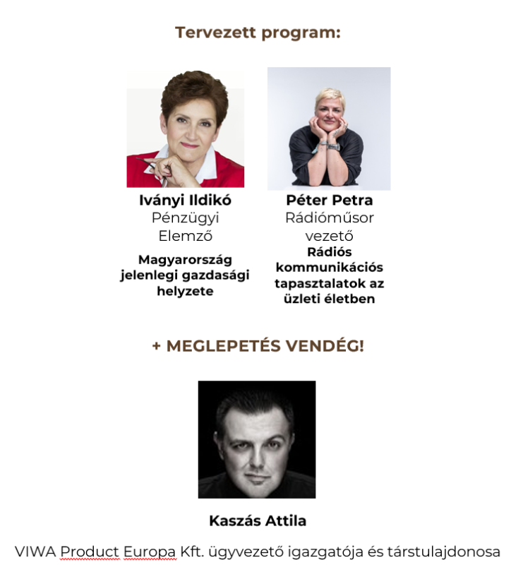 Előadók